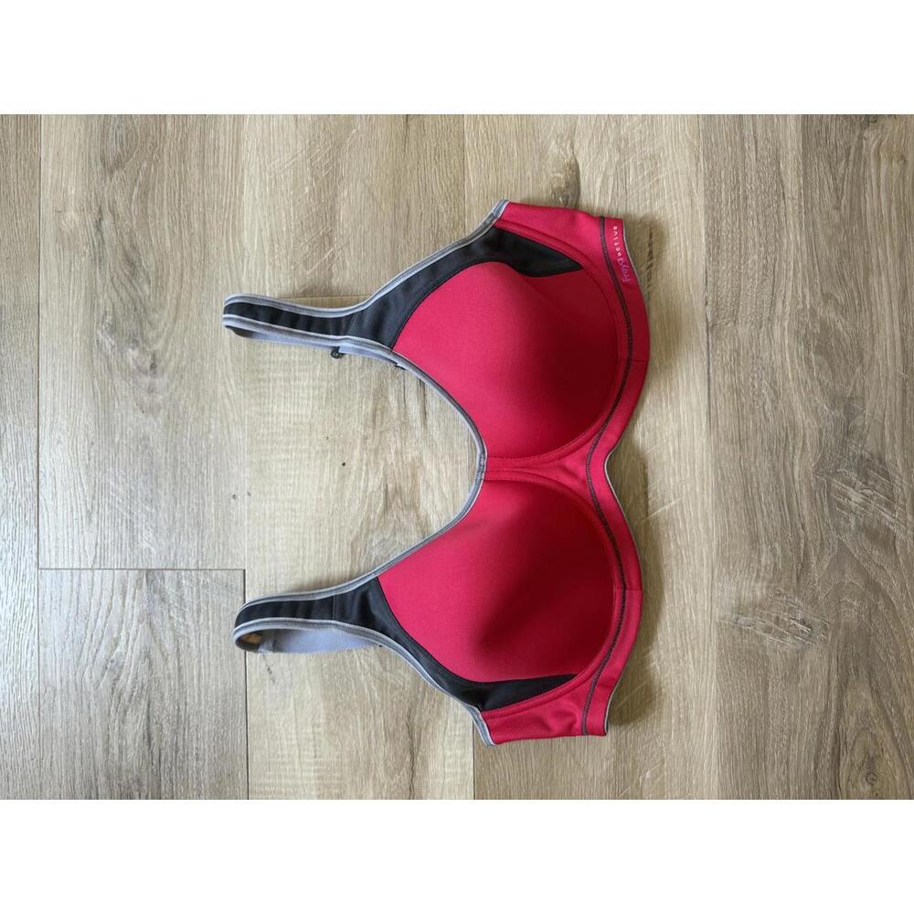 Freya 38D Sonic Moulded‎ Sports Bra Hot Crimson Women's